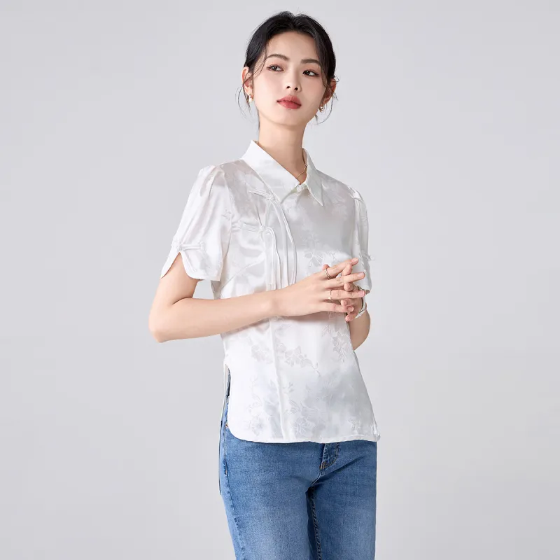 Love Elaine Shirt Women's White-3