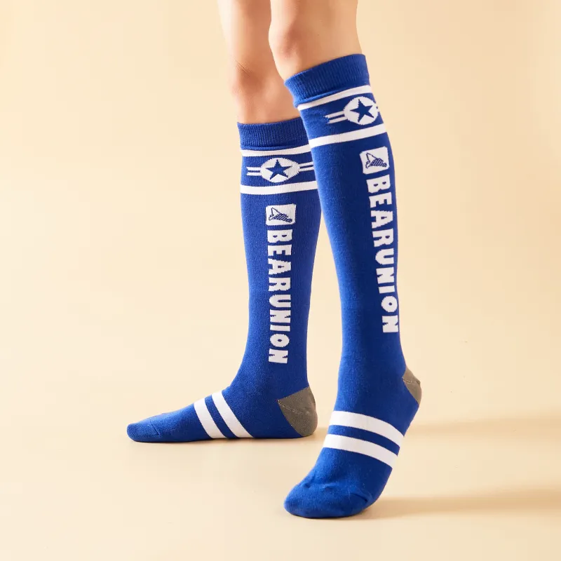 BEAR UNION Knee High Socks Unisex Combo Set-77