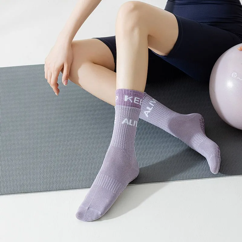 BEAR UNION Yoga Sprot Mid-Calf Socks Women's Combo Set-15