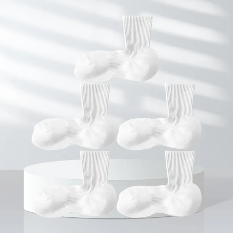 BEAR UNION Mid Calf Socks Unisex 5 Pack-1