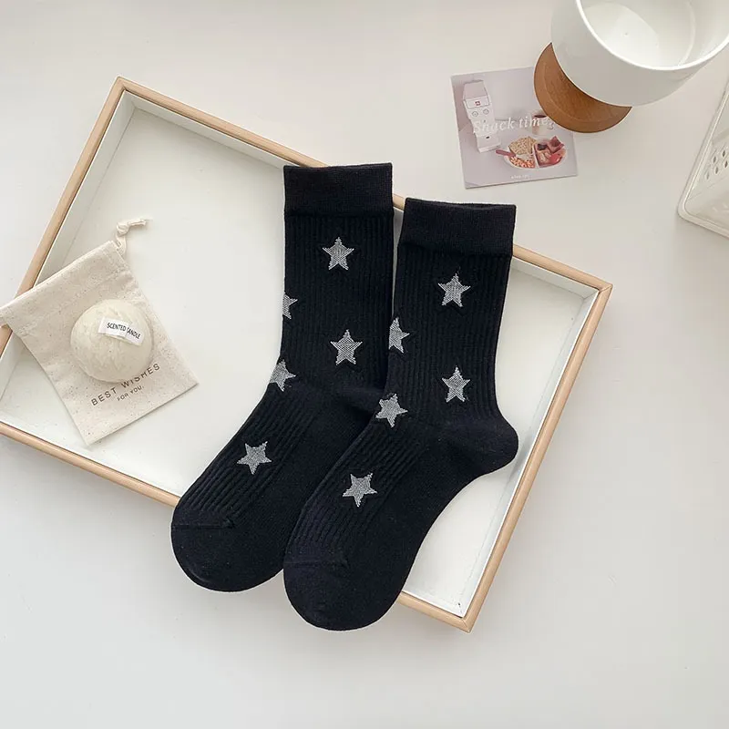 BEAR UNION Mid Calf Socks Women's 3 Pack-8
