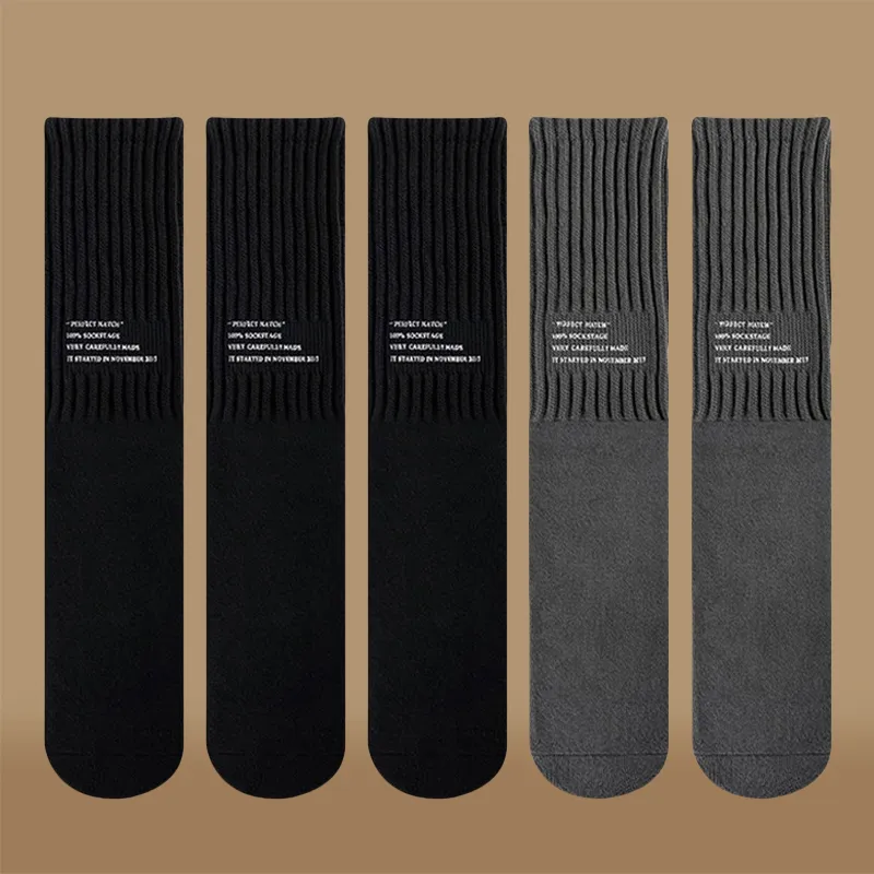 BEAR UNION Knee High Socks Unisex 5 Pack-18