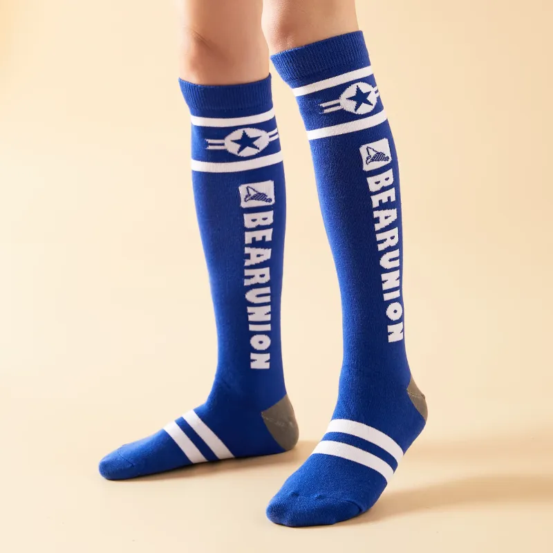 BEAR UNION Knee High Socks Unisex Combo Set-3