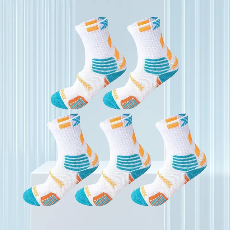 BEAR UNION Mid Calf Socks Unisex 5 Pack-1