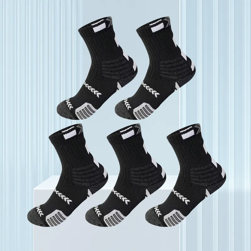 BEAR UNION Mid Calf Socks Unisex 5 Pack-5