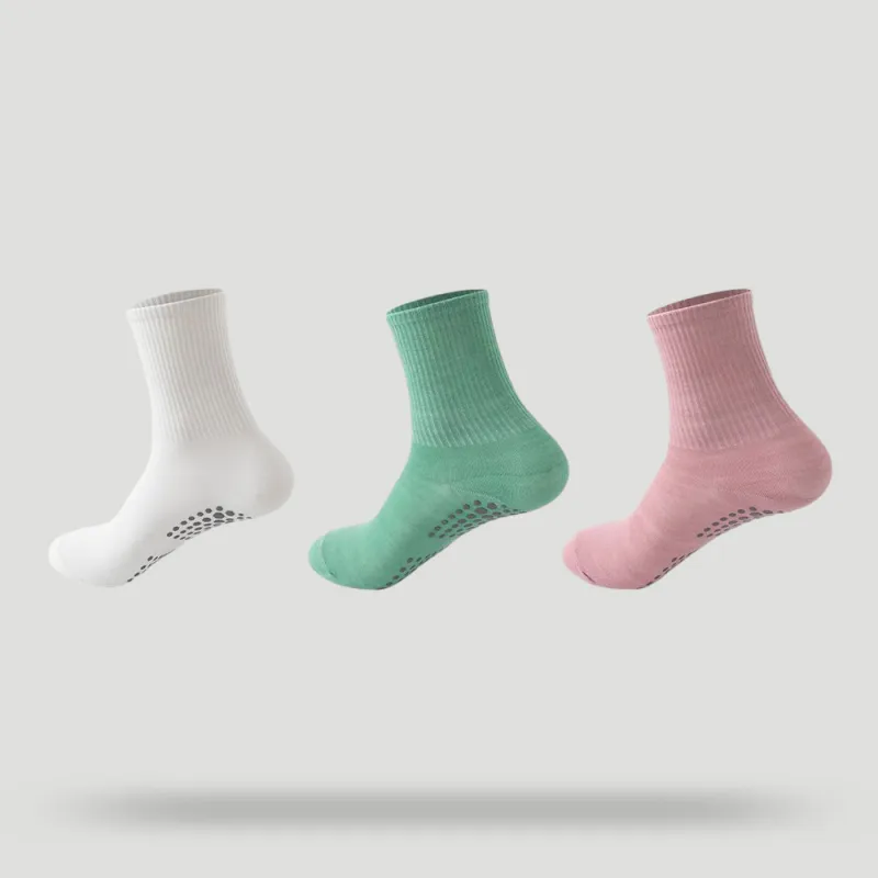 BEAR UNION Yoga Sport Mid-Calf Socks Women's Combo Set-40