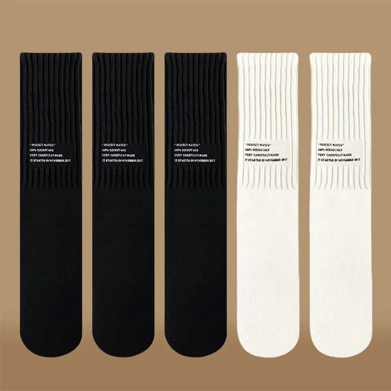 BEAR UNION Knee High Socks Unisex 5 Pack-1