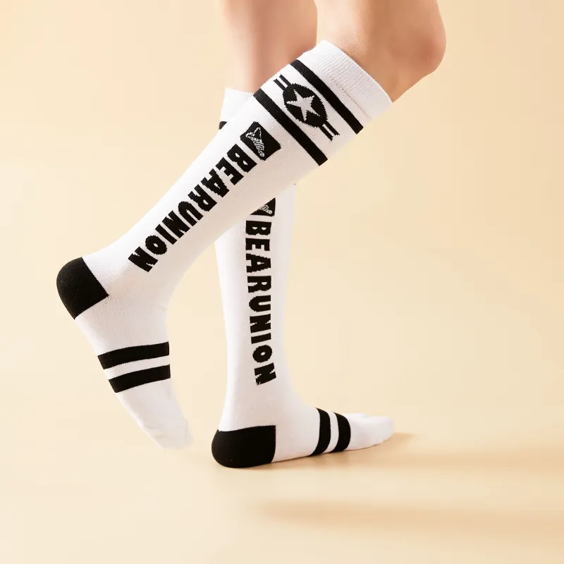 BEAR UNION Knee High Socks Unisex Combo Set-131