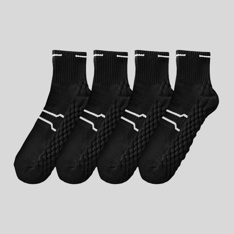 BEAR UNION Mid Calf Socks Unisex 4 Pack-3