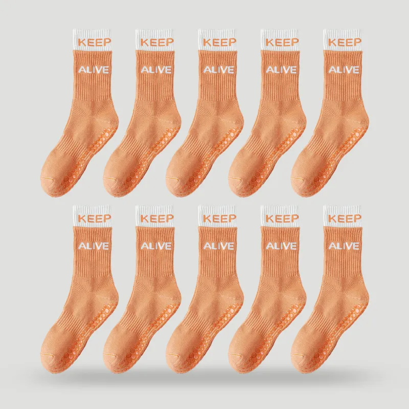 BEAR UNION Yoga Sprot Mid-Calf Socks Women's Combo Set-10