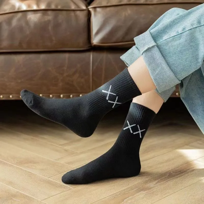 BEAR UNION Mid Calf Socks Unisex 4 Pack-17