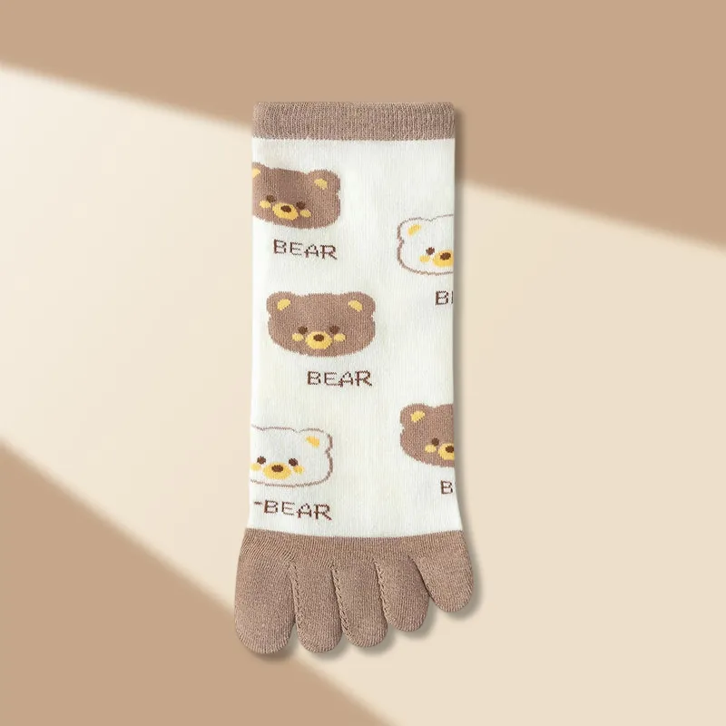 BEAR UNION Mid Calf Socks Women's Combo Set-17