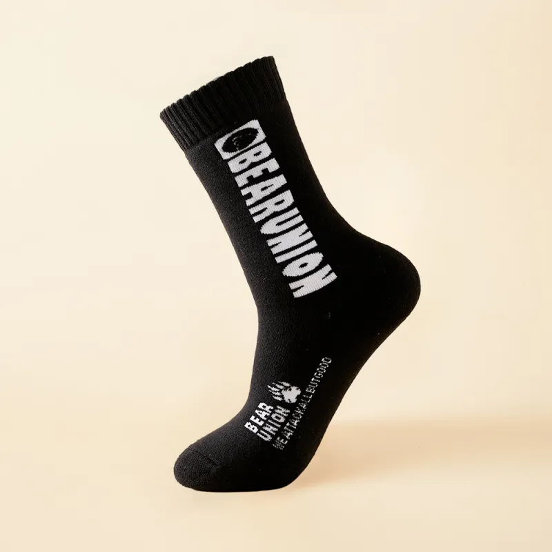 BEAR UNION Soccer Socks Unisex 2 Pack-2