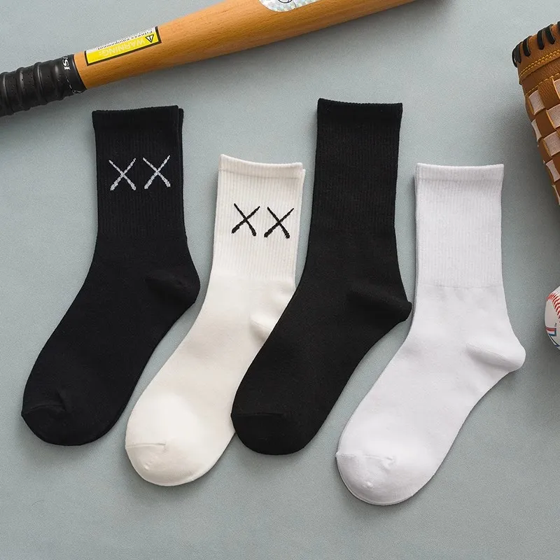 BEAR UNION Mid Calf Socks Unisex 4 Pack-1