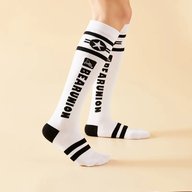 BEAR UNION Knee High Socks Unisex Combo Set-24