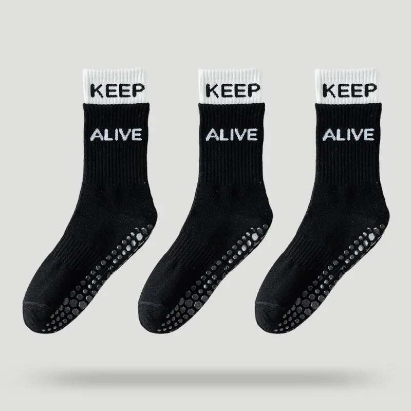 BEAR UNION Yoga Sprot Mid-Calf Socks Women's Combo Set-37
