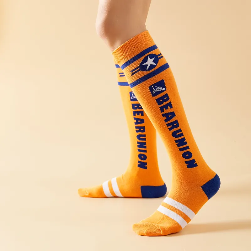 BEAR UNION Knee High Socks Unisex Combo Set-38