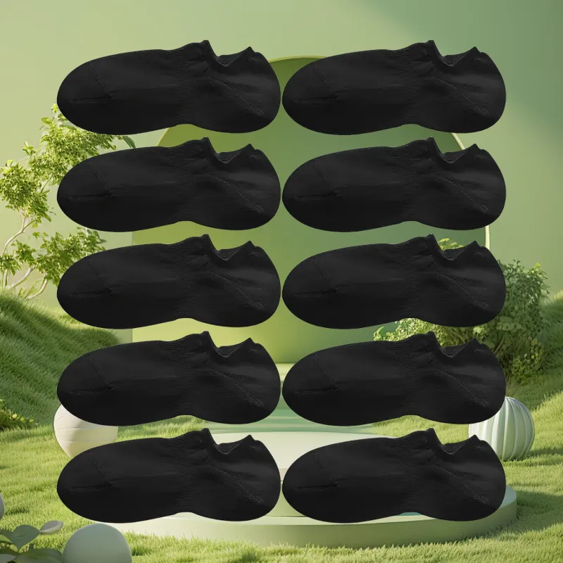 BEAR UNION No Show Socks Unisex 10 Pack-7