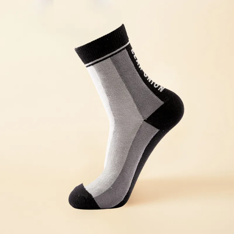 BEAR UNION Mid Calf Socks Unisex 6 Pack-4