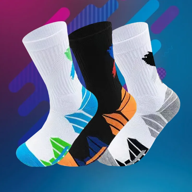 BEAR UNION Basketball Socks Unisex Combo Set-16