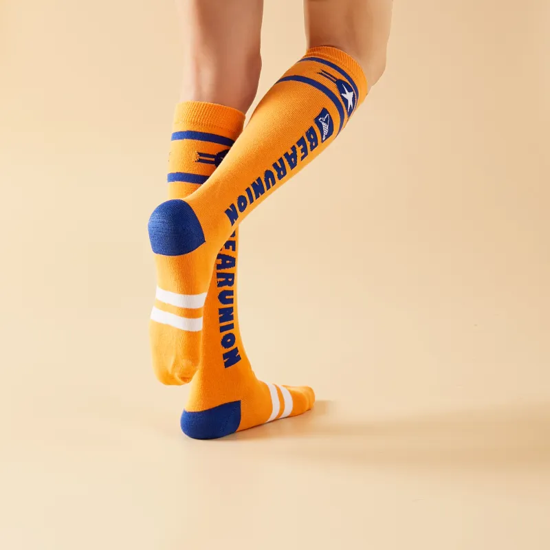 BEAR UNION Knee High Socks Unisex Combo Set-110