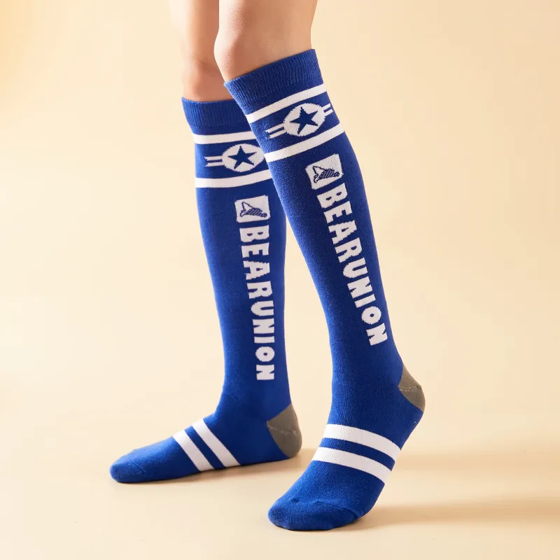 BEAR UNION Knee High Socks Unisex Combo Set-70