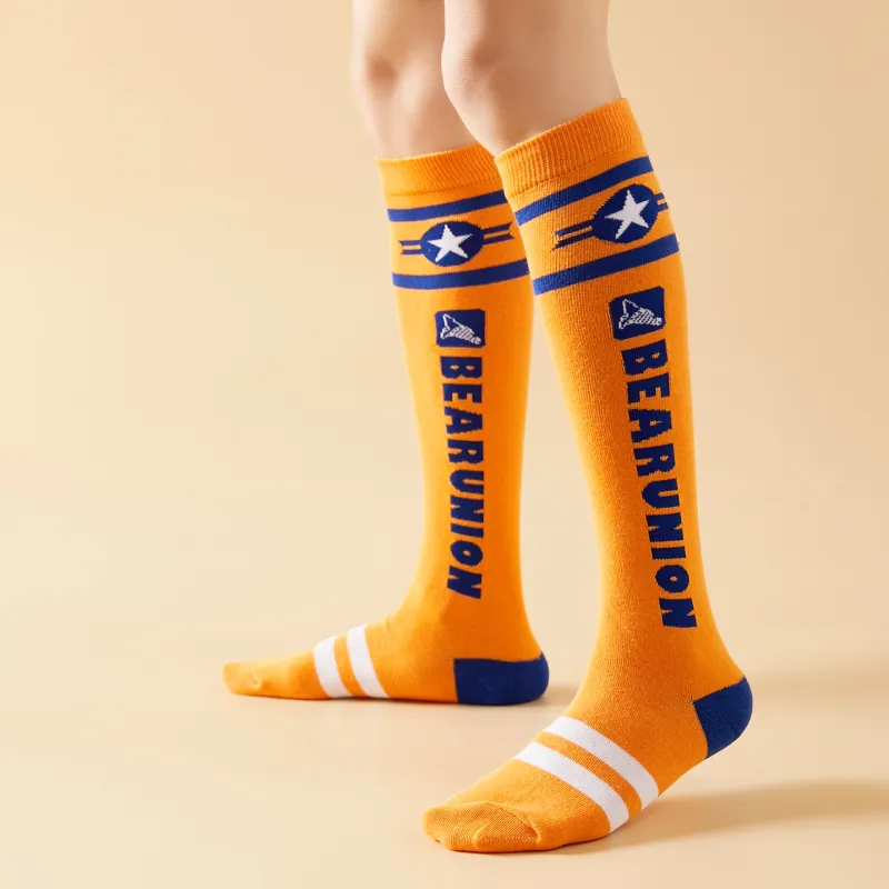 BEAR UNION Knee High Socks Unisex Combo Set-39