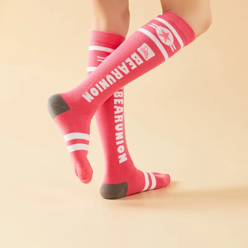 BEAR UNION Knee High Socks Unisex Combo Set-140
