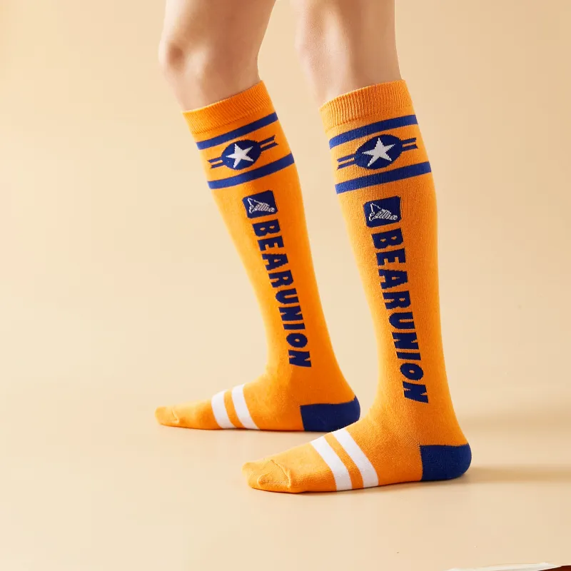 BEAR UNION Knee High Socks Unisex Combo Set-111