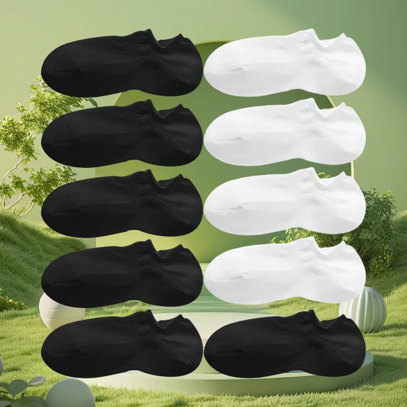 BEAR UNION No Show Socks Unisex 10 Pack-5
