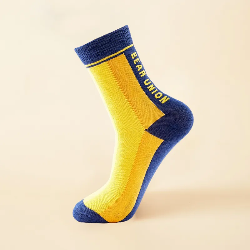 BEAR UNION Mid Calf Socks Unisex 6 Pack-2