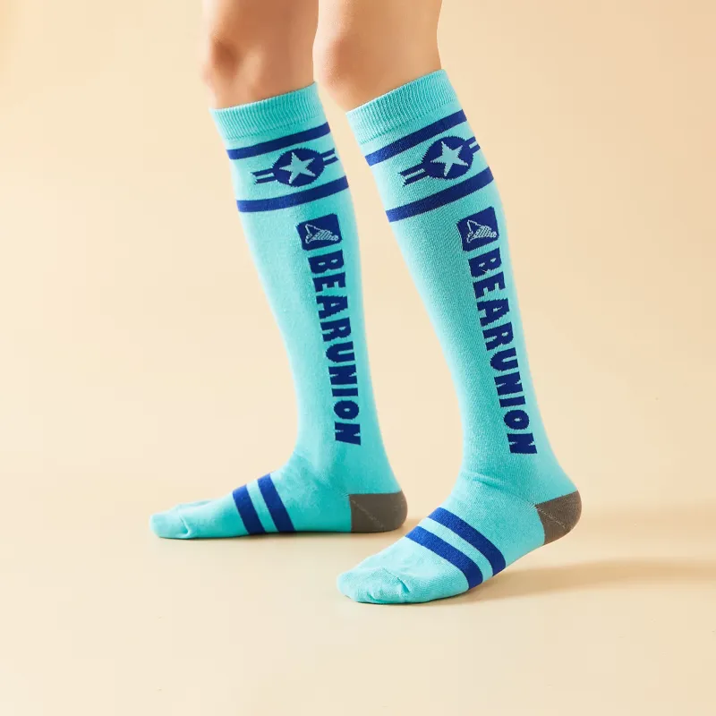 BEAR UNION Knee High Socks Unisex Combo Set-94