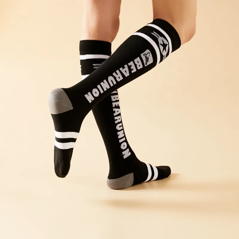 BEAR UNION Knee High Socks Unisex Combo Set-118