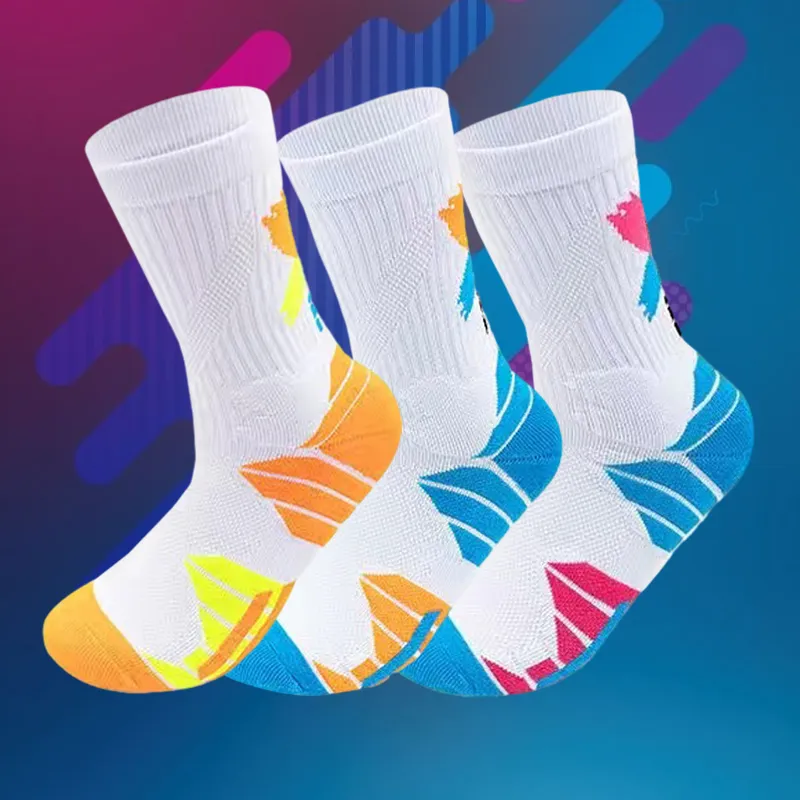 BEAR UNION Basketball Socks Unisex Combo Set-6