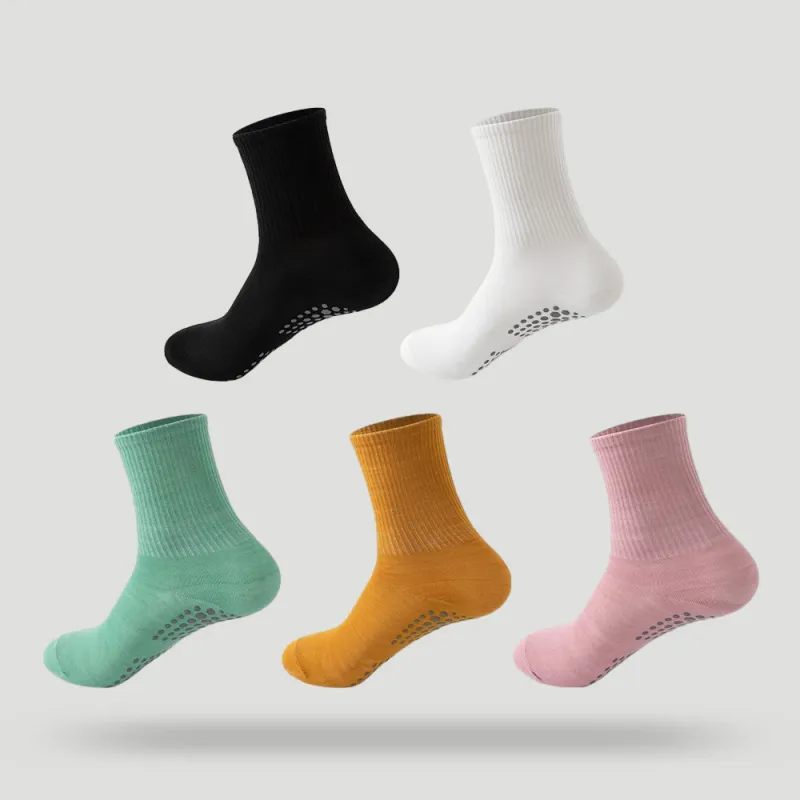 BEAR UNION Yoga Sport Mid-Calf Socks Women's Combo Set-24