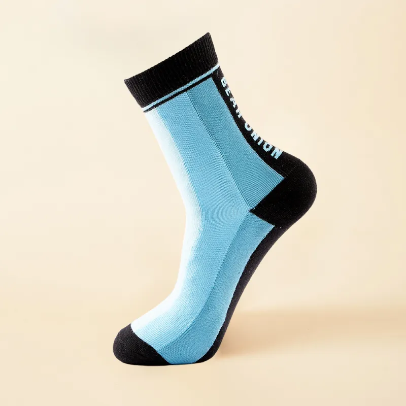 BEAR UNION Mid Calf Socks Unisex 6 Pack-3