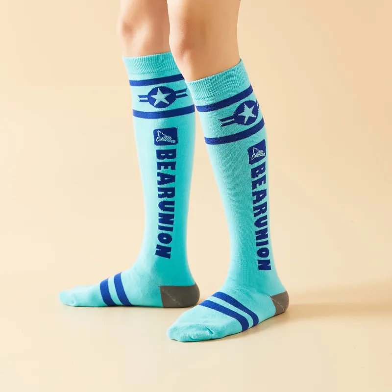 BEAR UNION Knee High Socks Unisex Combo Set-51