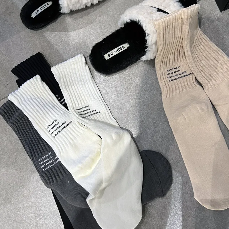 BEAR UNION Knee High Socks Unisex 3 Pack-4