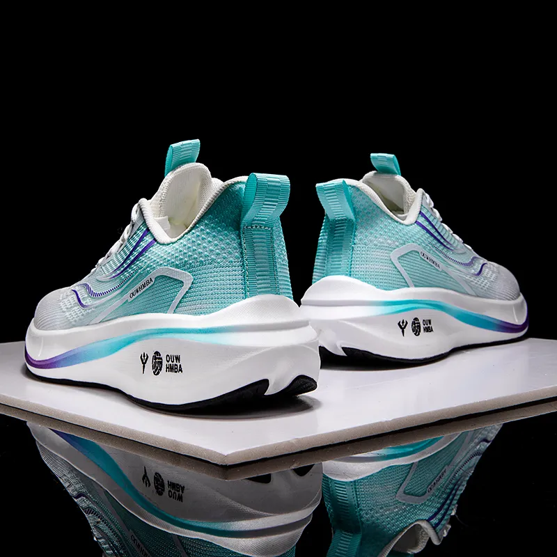 OUWENHEIMANBA Running Shoes Unisex Low Top White Blue/White Green/White Orange-5