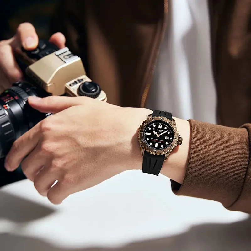 STUHRLING Men Diver Collection Watch-1