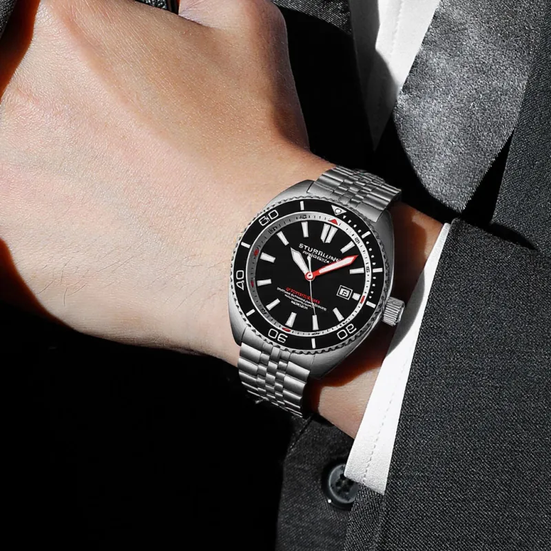 STUHRLING Men Diver Collection Watch-6
