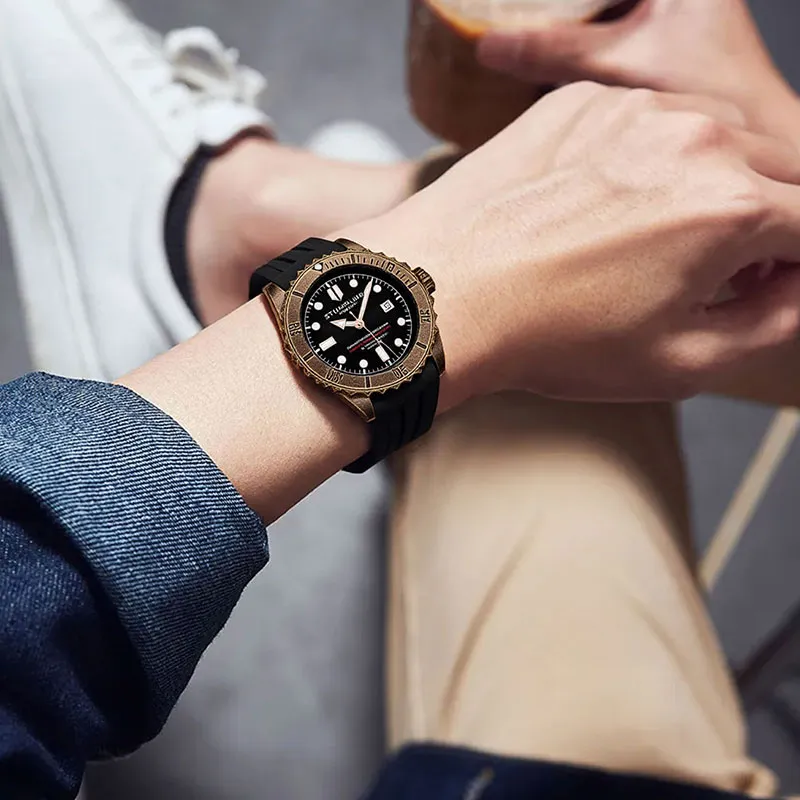 STUHRLING Men Diver Collection Watch-2