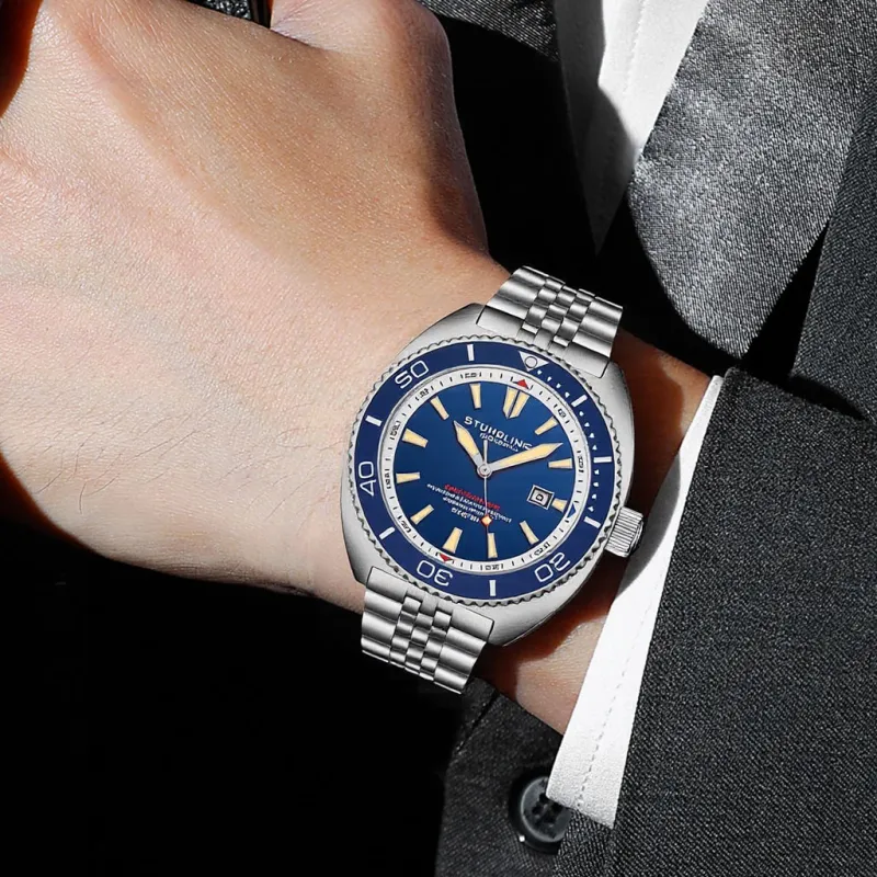 STUHRLING Men Diver Collection Watch-1