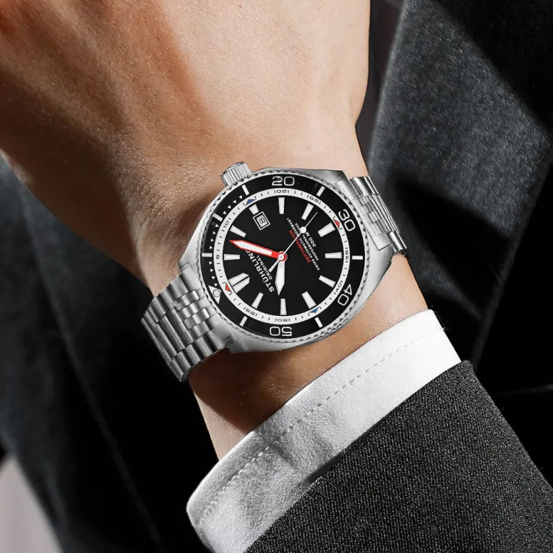 STUHRLING Men Diver Collection Watch-3