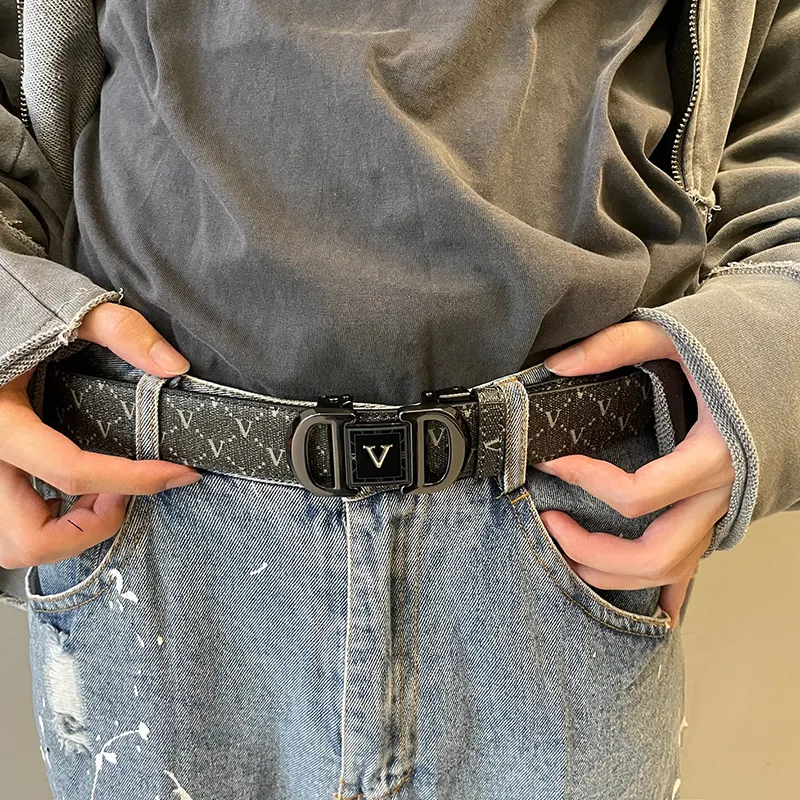 NINE NAIL Leather Belts Men-7