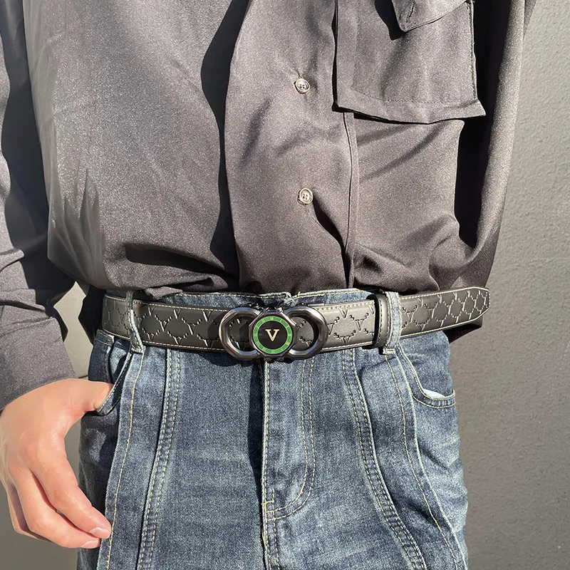 NINE NAIL Cow Leather Genuine Leather Men's Belt Men's Width 3.5cm-8