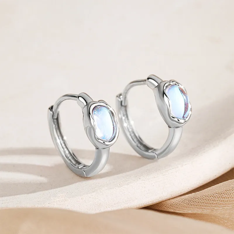 HAOYINFANG 925 Sterling Silver Earrings Women's-2