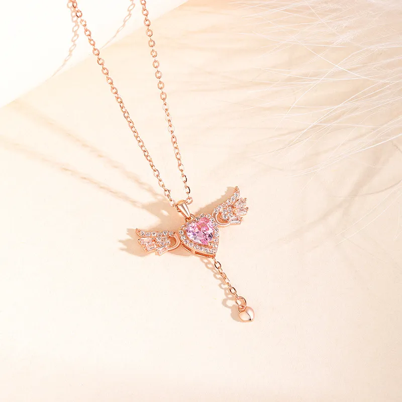 HAOYINFANG 925 Sterling Silver Necklaces Women's-2