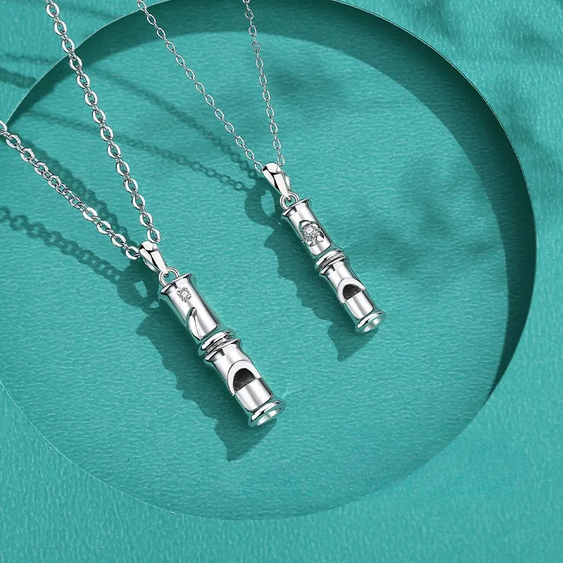 HAOYINFANG S925 Silver Necklaces Unisex-1