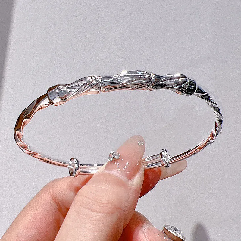 HAOYINFANG 999 Fine Silver Sterling Silver Bracelets Unisex-5